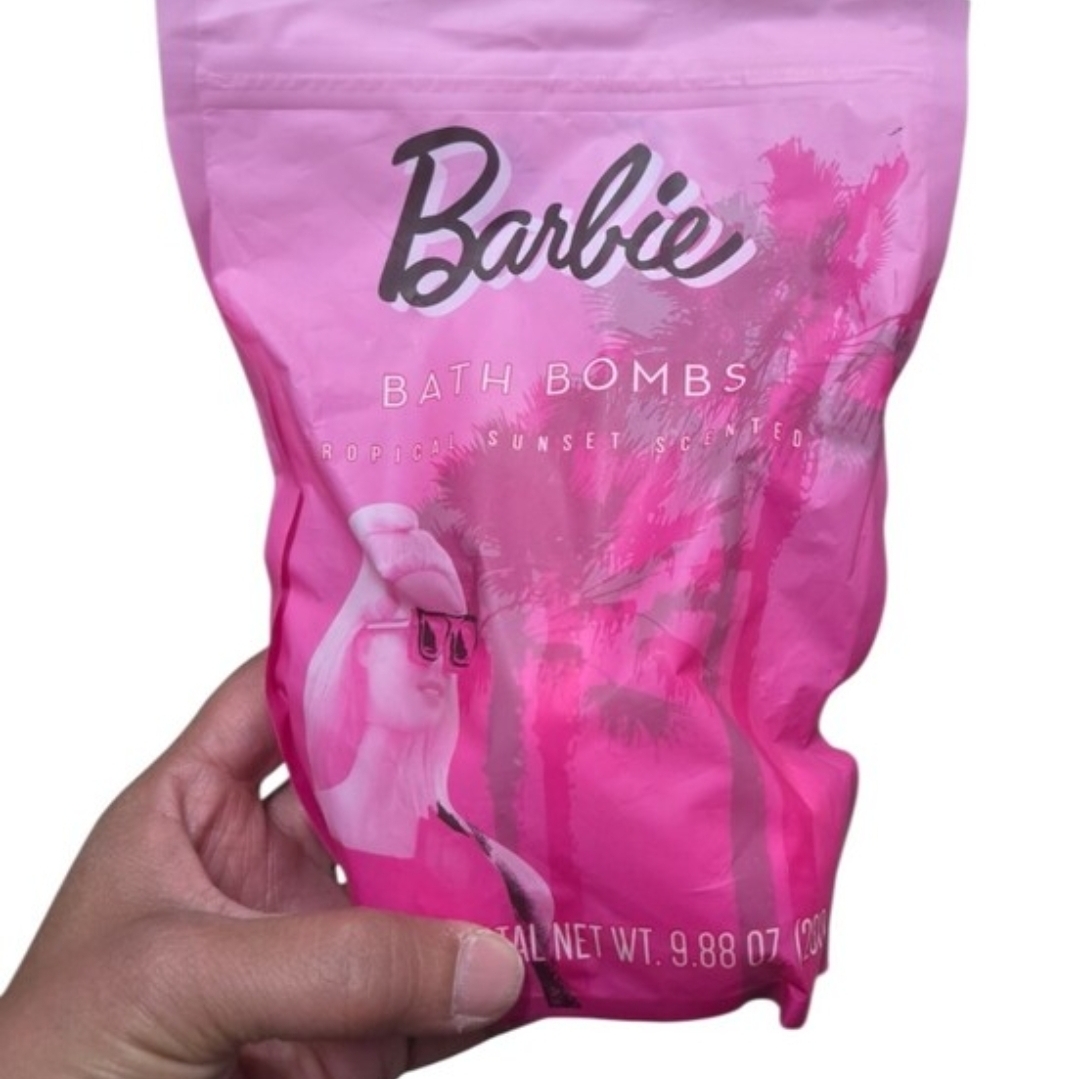 Barbie Bath Bombs Tropical Sunset Scented New