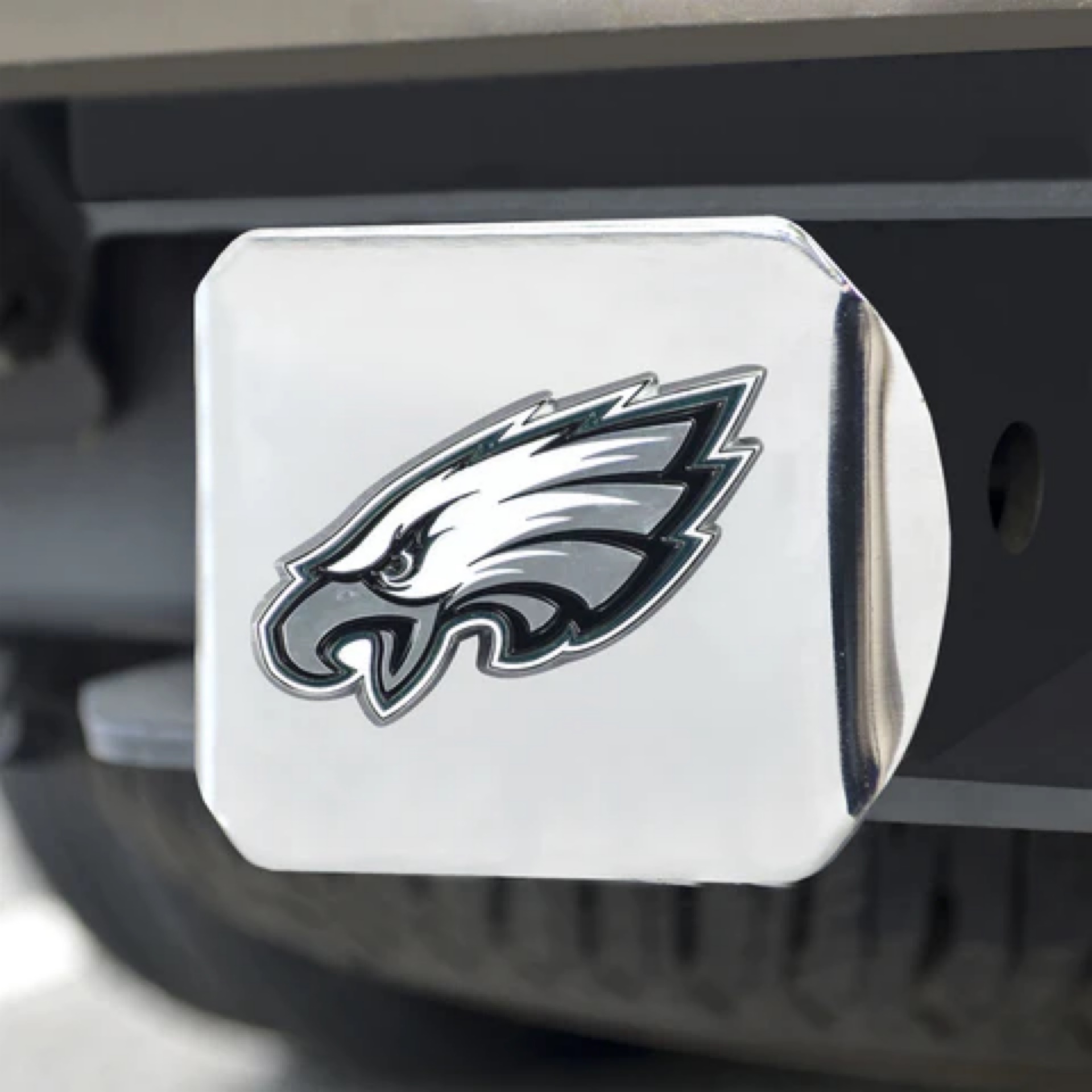 Philadelphia Eagles Chrome Hitch Cover
