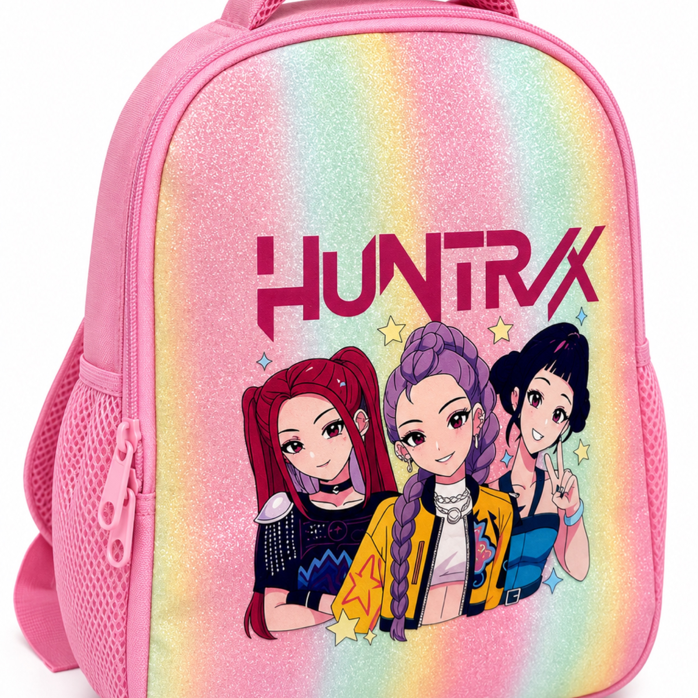 HUNTR/X Glitter Rainbow Mini Backpack