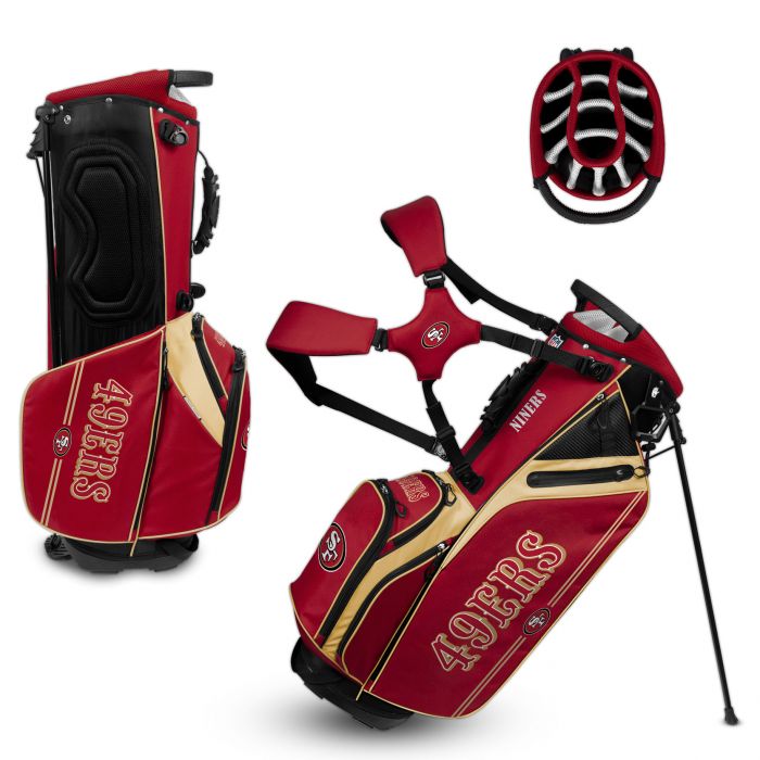 San Francisco 49ers Hybrid Caddie Carry Golf Bag