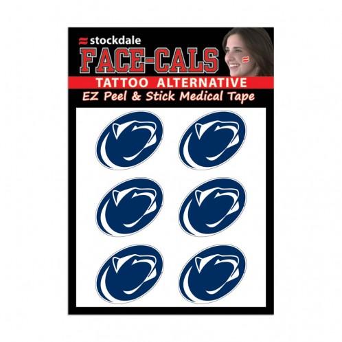 Penn State Nittany Lions Face Cals Tattoos