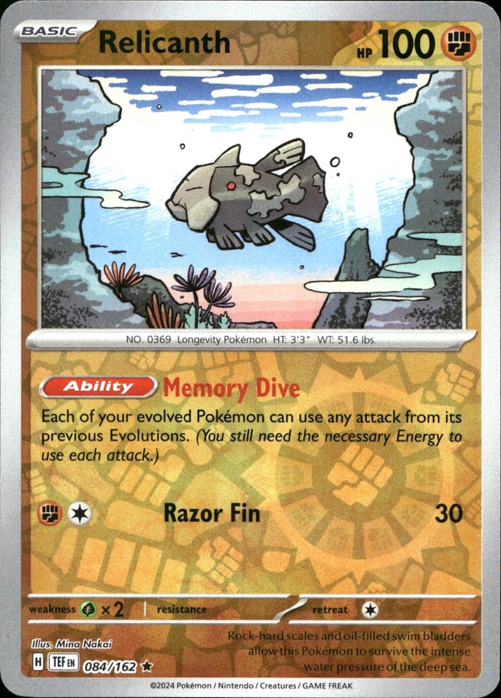 Relicanth - SV05 84/162