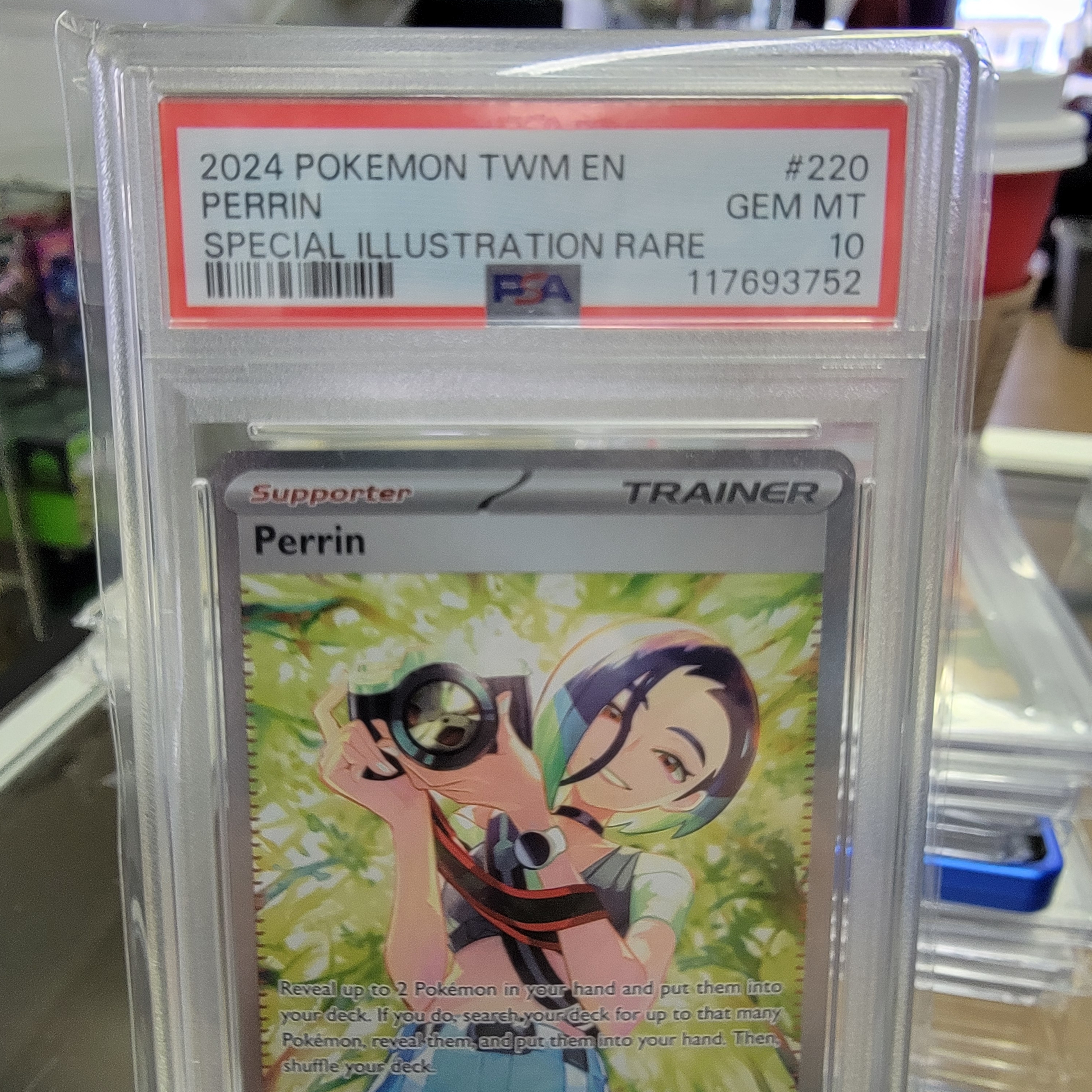 Psa 10 Perrin SIR Graded Card