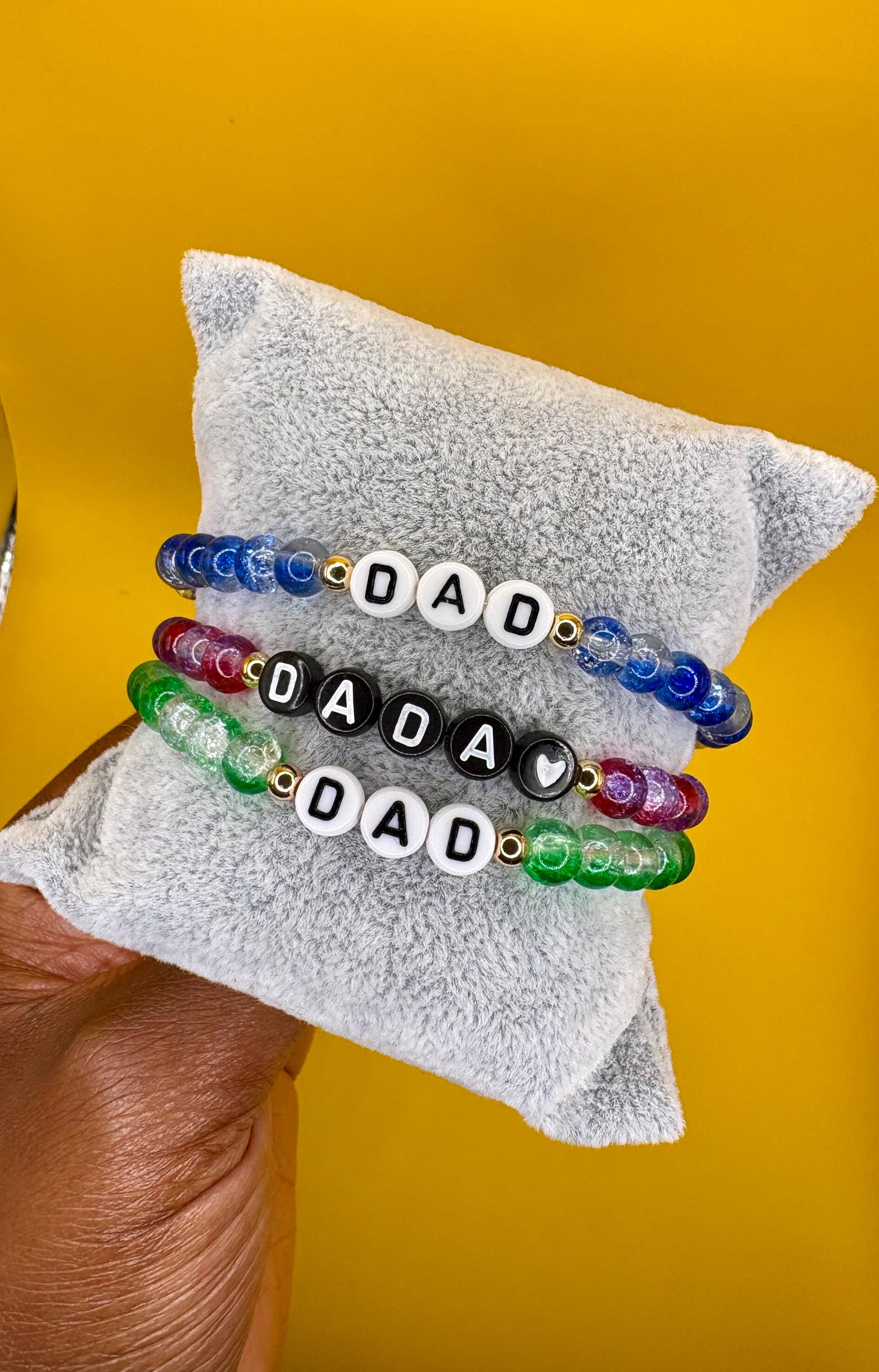 Personalized Beaded Name Bracelet: Custom Letter Word Jewelry, Mother’s Day gift view 5