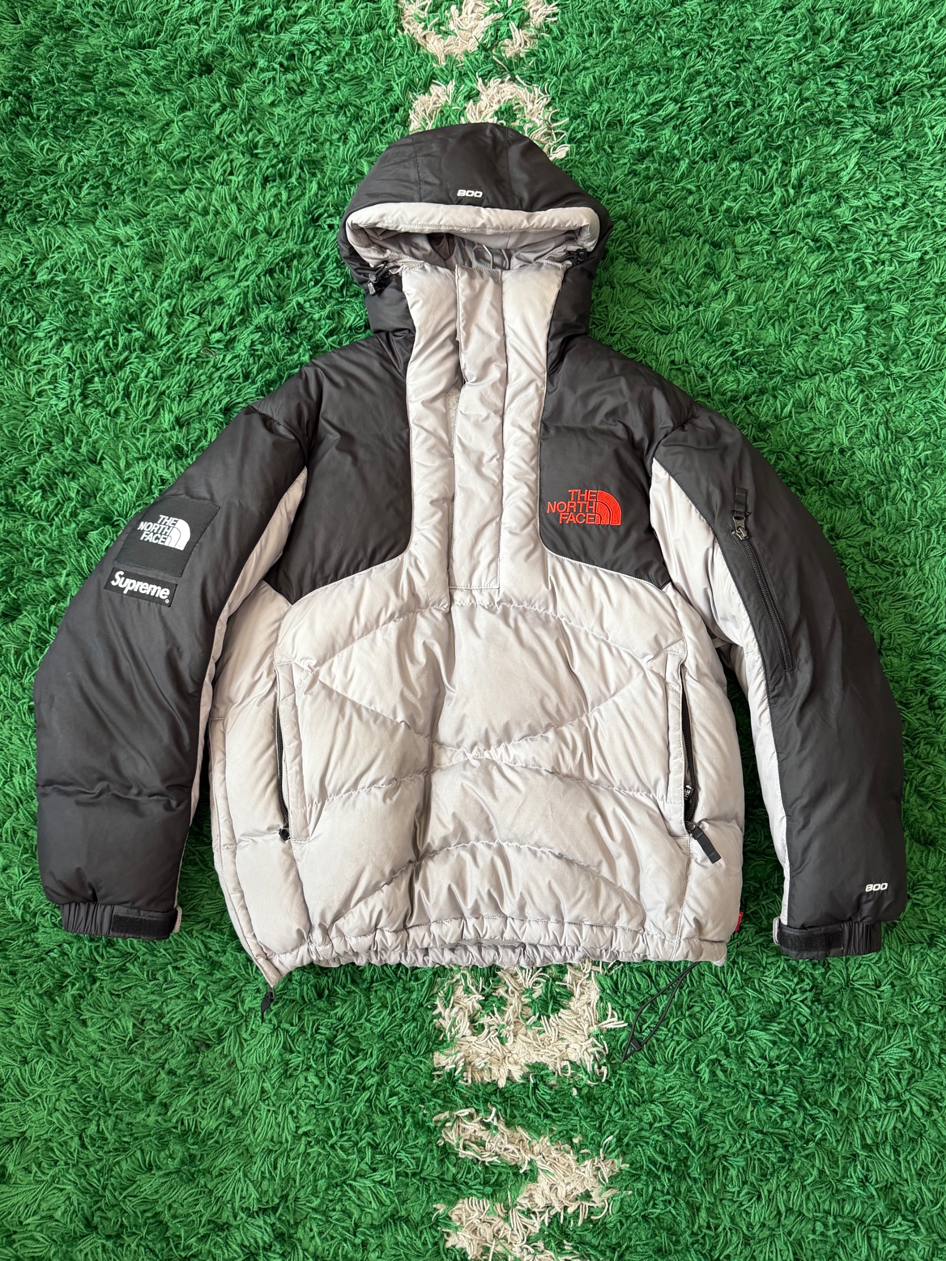 Supreme The North Face 800-Fill Half Zip Hooded Pullover ( USED )