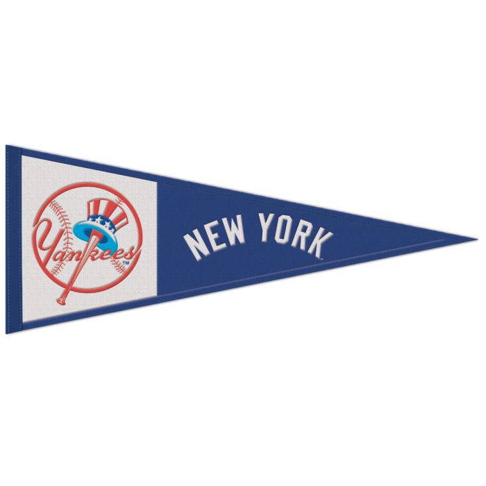 New York Yankees Embroidered Retro Wool Pennant 13x32"