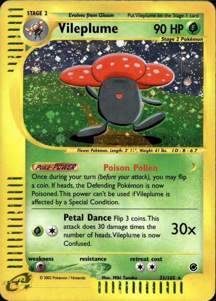Vileplume - ECARD1 31/165