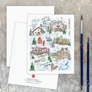 Vail Colorado Notecard
