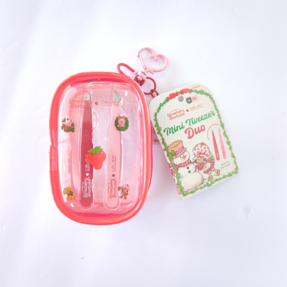 Celavi Strawberry Shortcake Mini Tweezer Duo