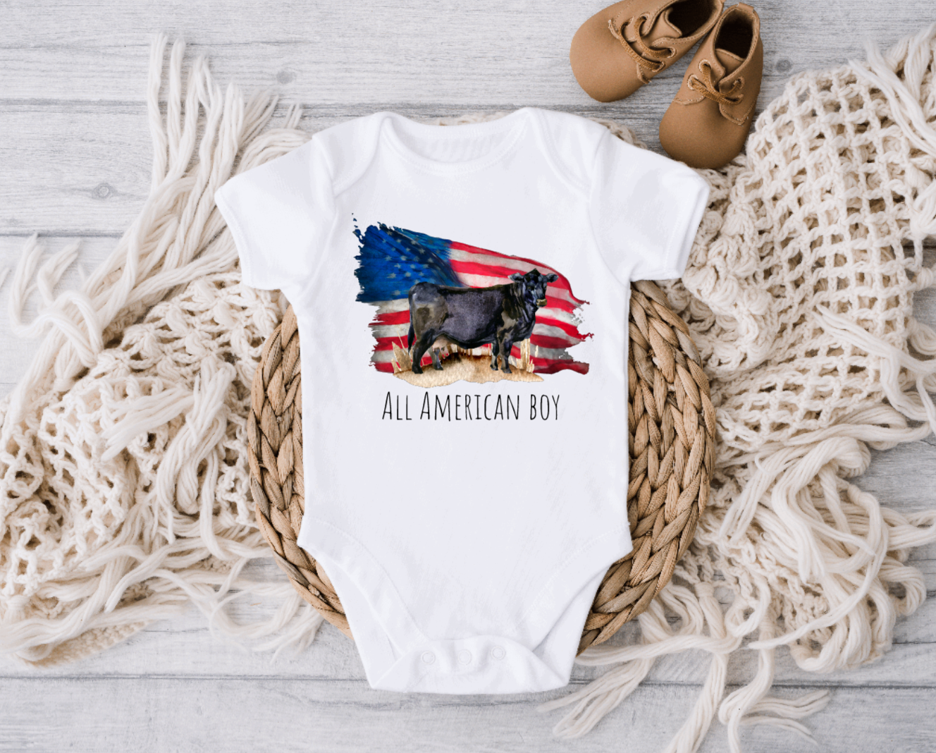 All American Boy Onesie