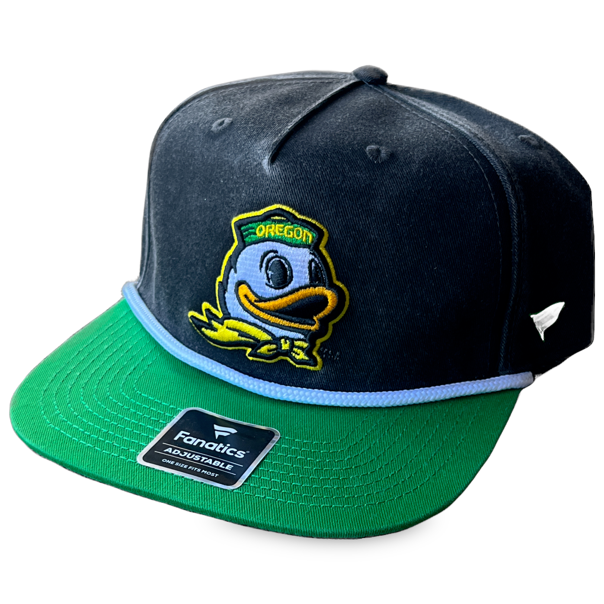Oregon Ducks Charcoal Grey/Green Forge Snapback Hat
