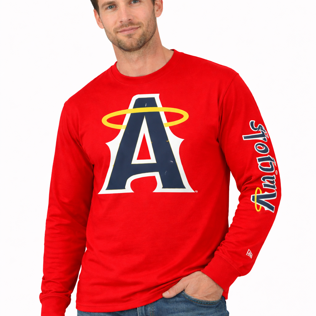 Los Angeles Angels New Era Cooperstown Long Sleeve Shirt
