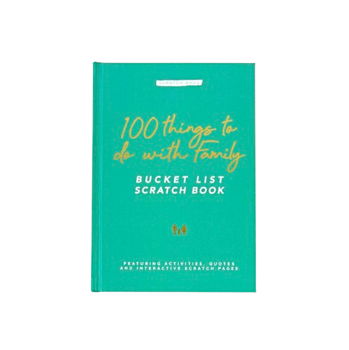 Family Edition Bucket List Scratch Book