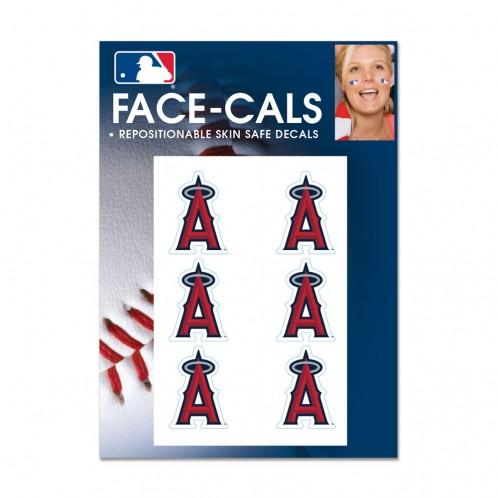 Los Angeles Angels Face Cals Tattoos