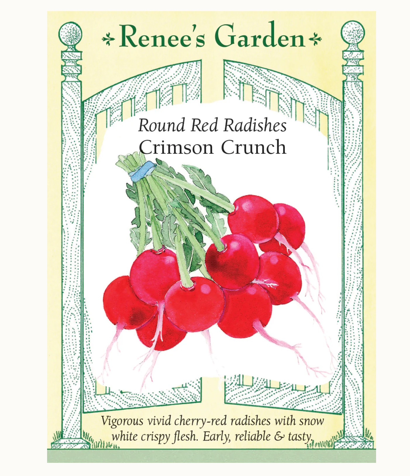 Renee's Garden | Round Red Radishes Crimson Crunch