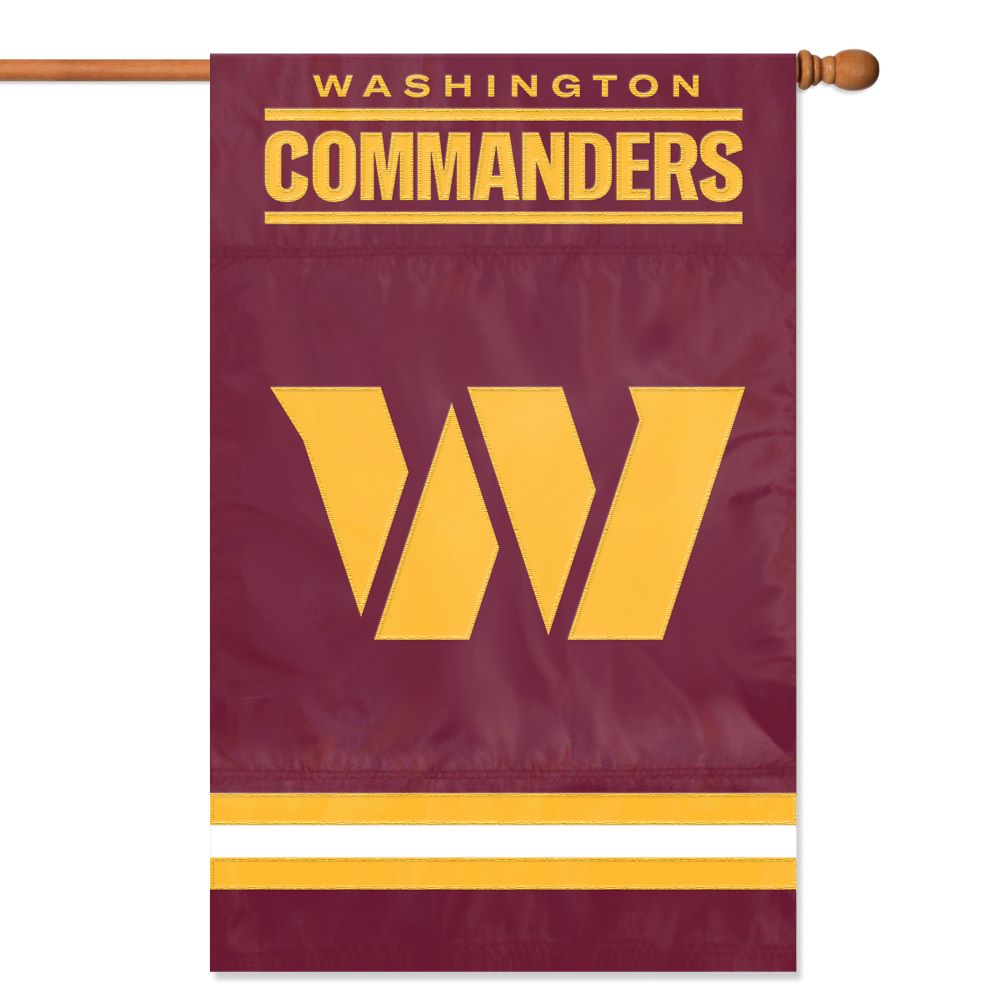 Washington Commanders Embroidered 2-Sided Banner 28x44"