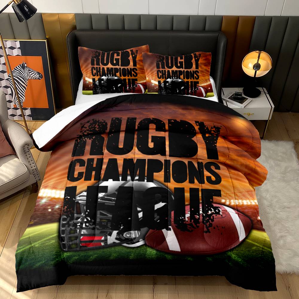 Rugby Champions League Bedding Set