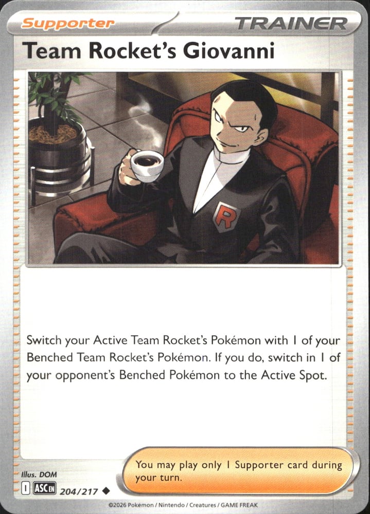 Team Rocket's Giovanni - ME02.5 204/217