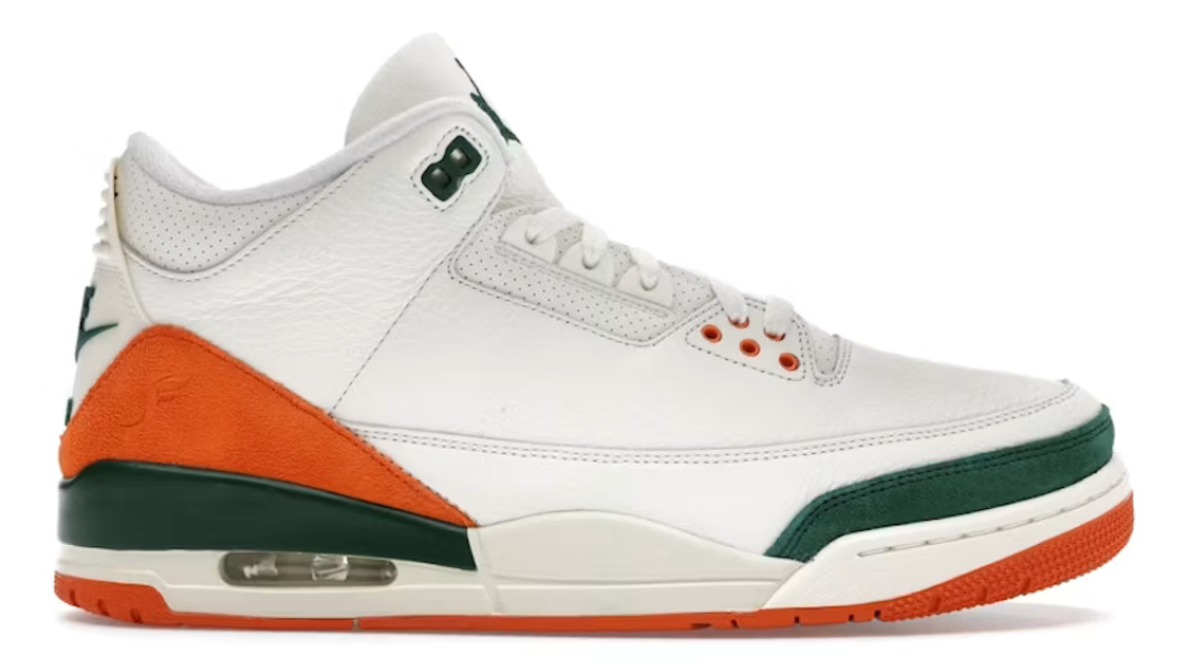 air Jordan 3 retro og sp mandarin size 9.5 (new)