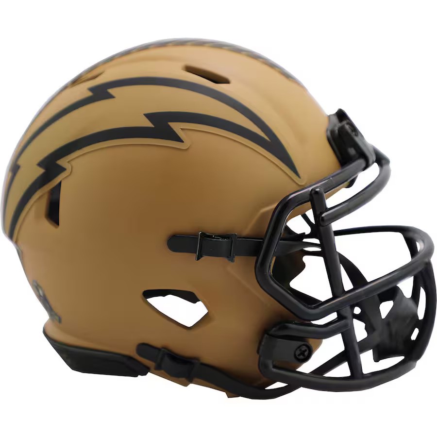 Los Angeles Chargers 2023 Riddell Salute to Service Speed Mini Helmet