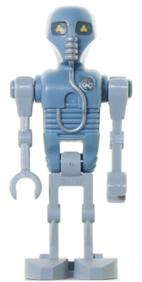 sw0345 2-1B Medical Droid - Dotted Badge Pattern (Sand Blue), Light Bluish Gray Legs