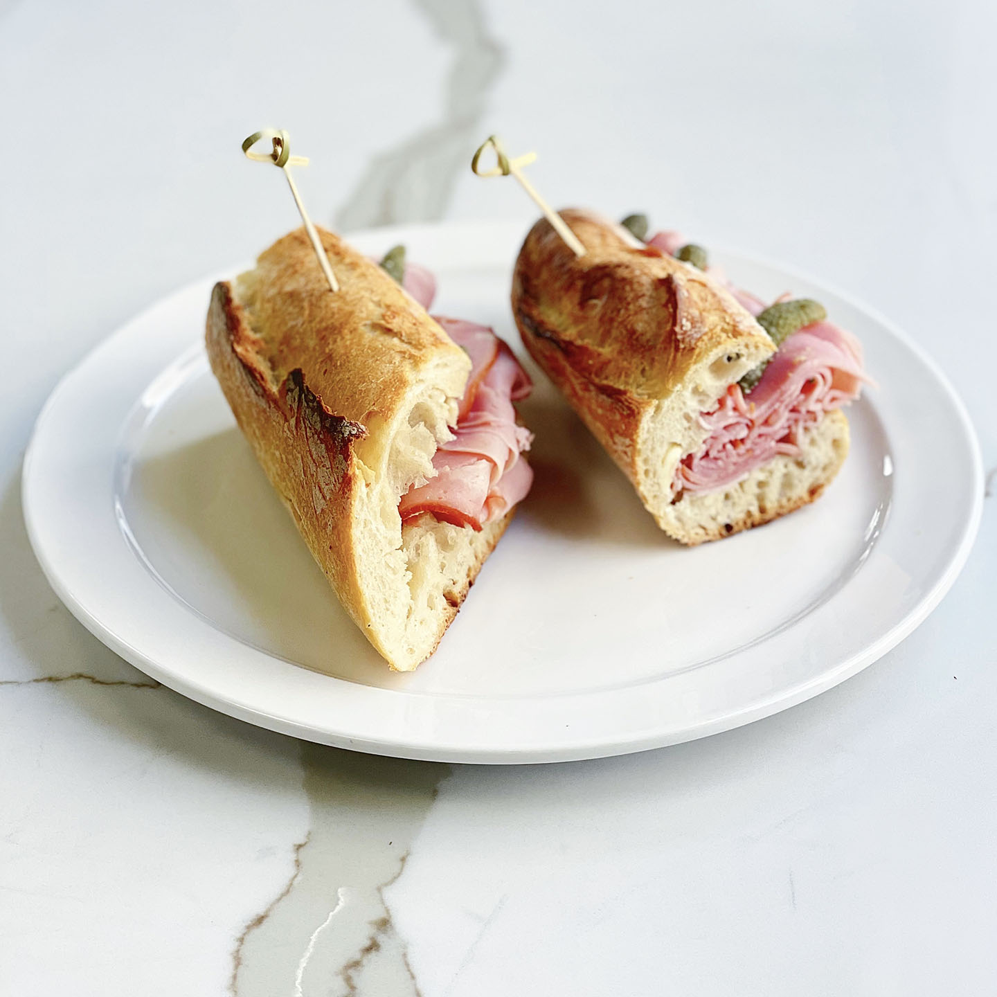 Ham & butter sandwich