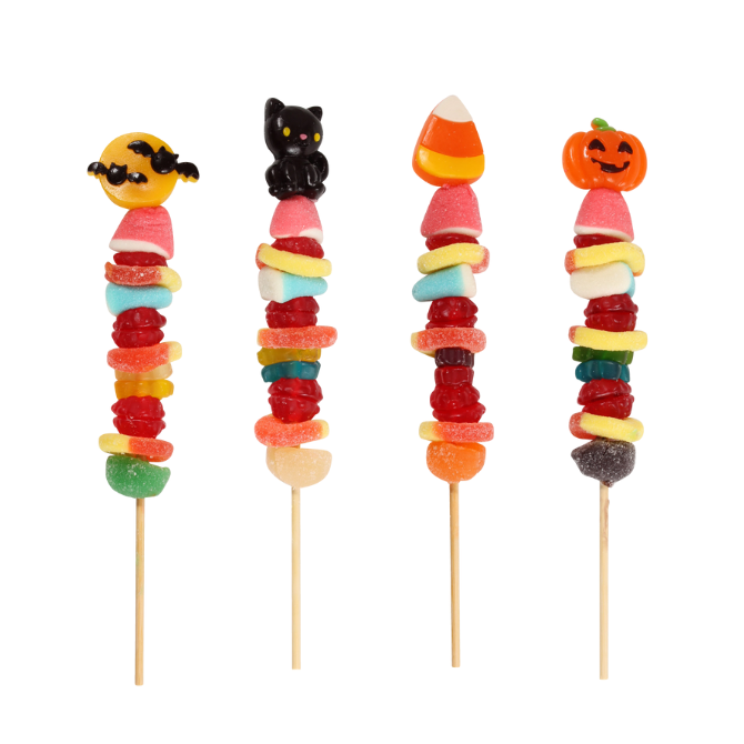 Halloween Gummy Kabobs