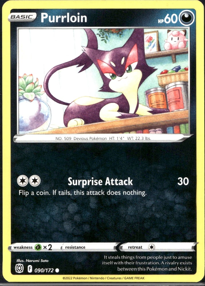 Purrloin - SWSH9 90/172