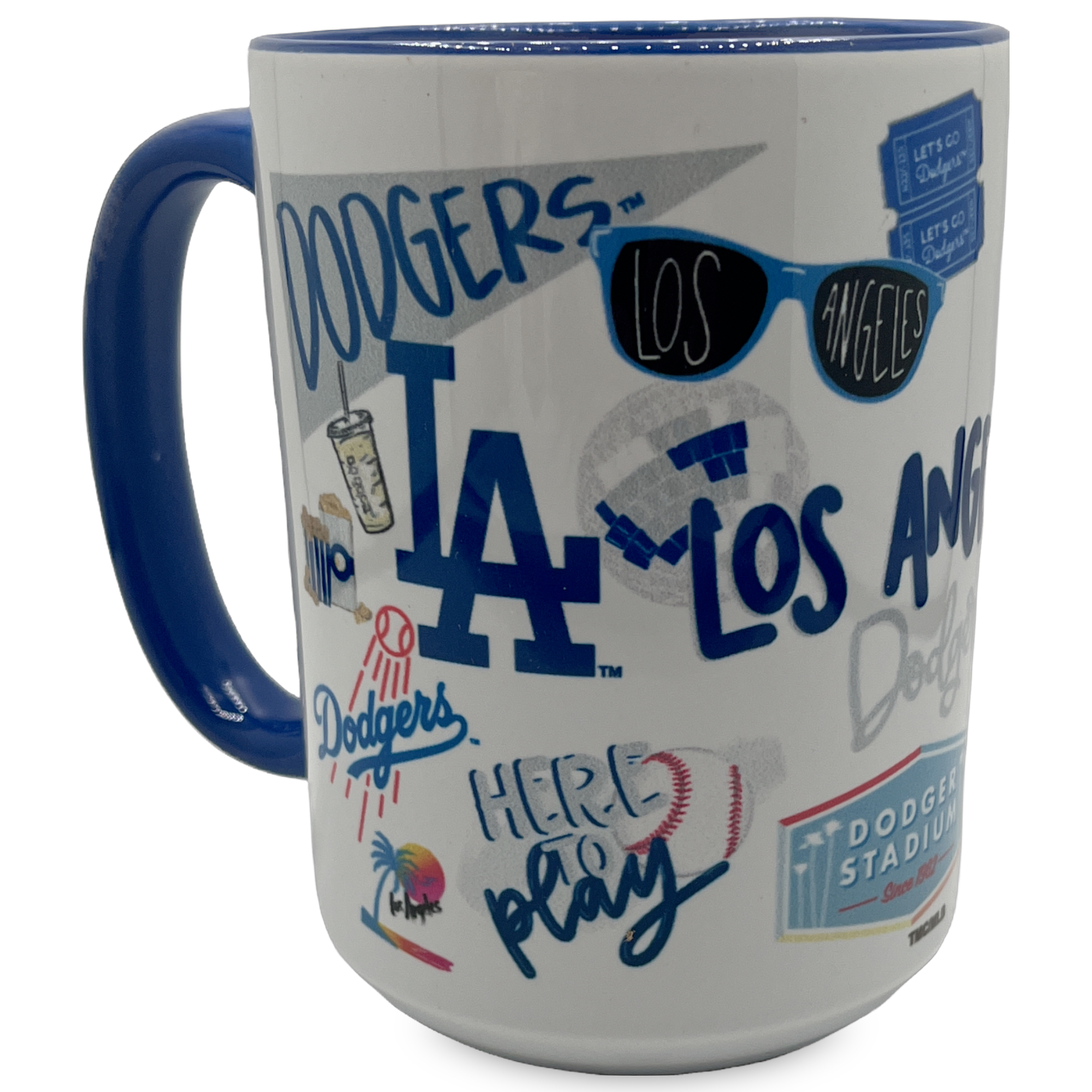 Los Angeles Dodgers All Over Print Coffee Mug