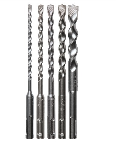 5 Pc. SDS‑PLUS Bit Set, 2‑Cutter