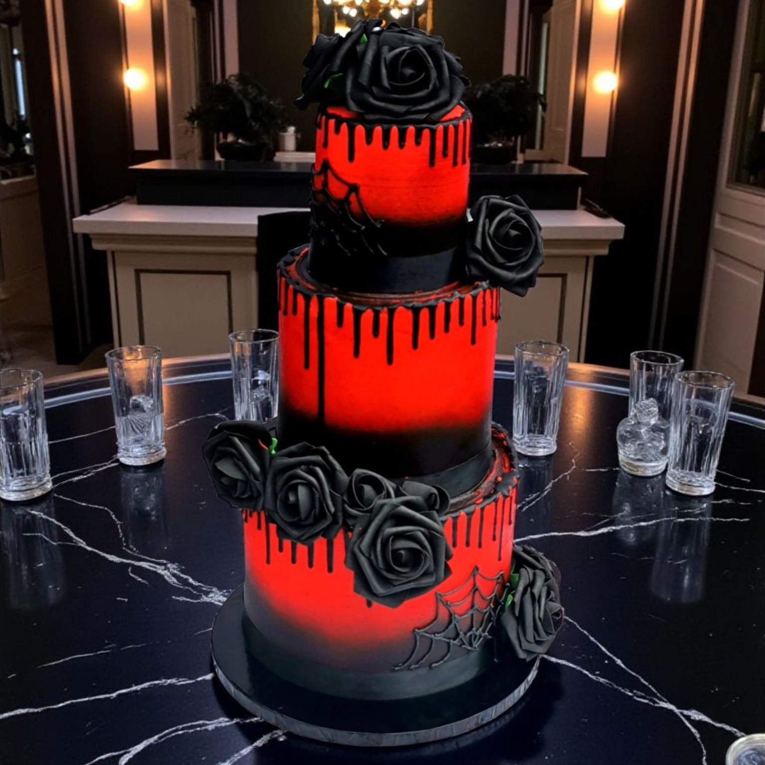 4"/6"/8" Three Tier Cake