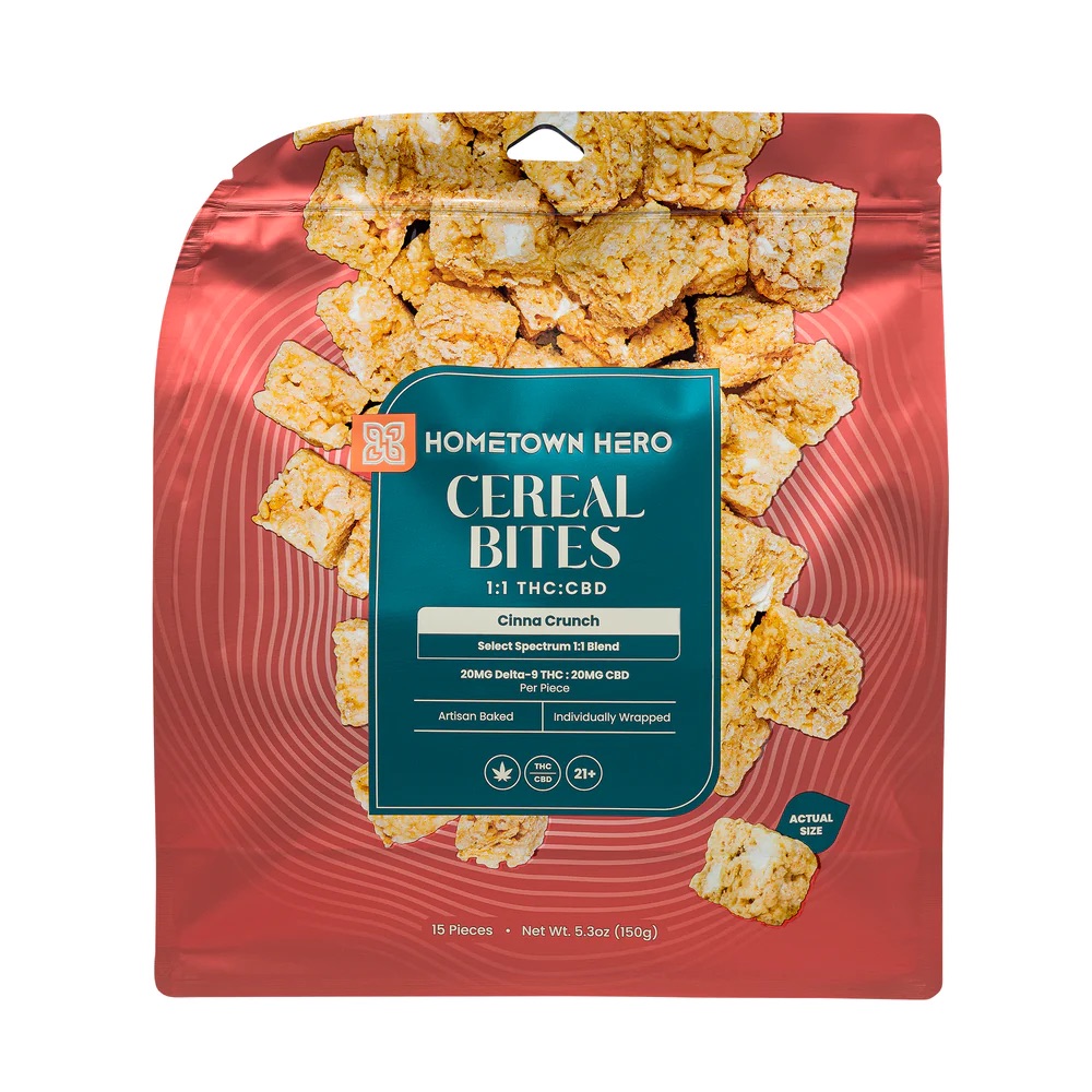 Cereal Bites 1:1 20mg CBD/D9 - Cinna Crunch