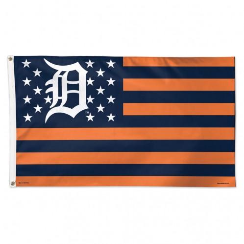 Detroit Tigers Deluxe Americana Flag 3x5'