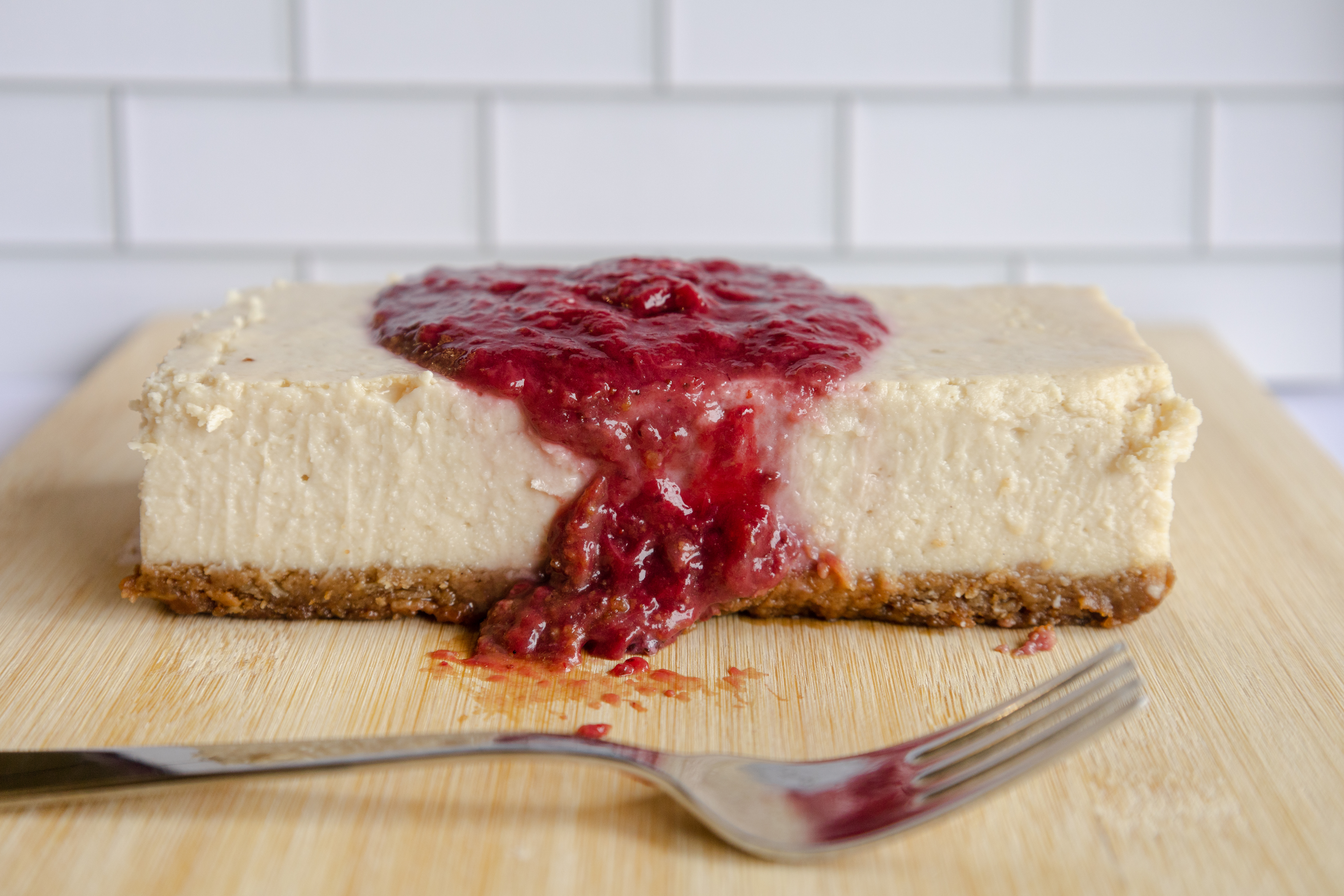 Vegan Strawberry Cheesecake (Serves 2)