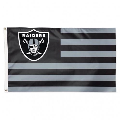 Las Vegas Raiders Deluxe Americana Flag 3x5'