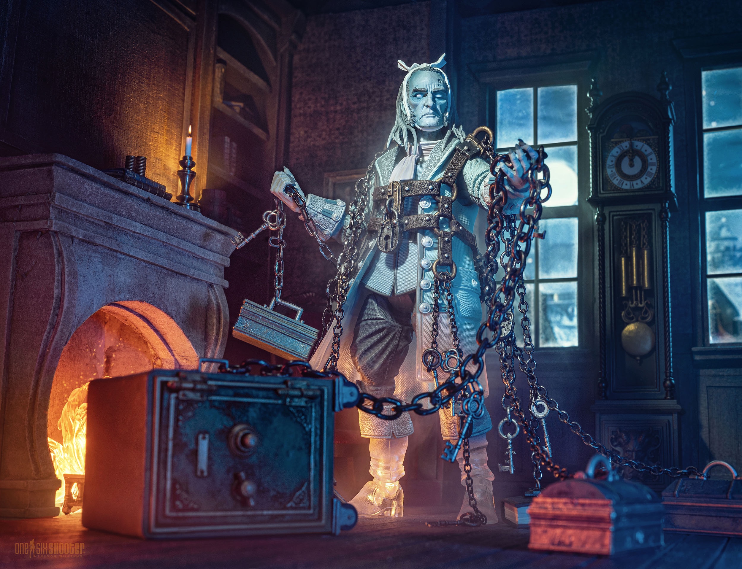 Figura Obscura Christmas Carol Ghost of Jacob Marley