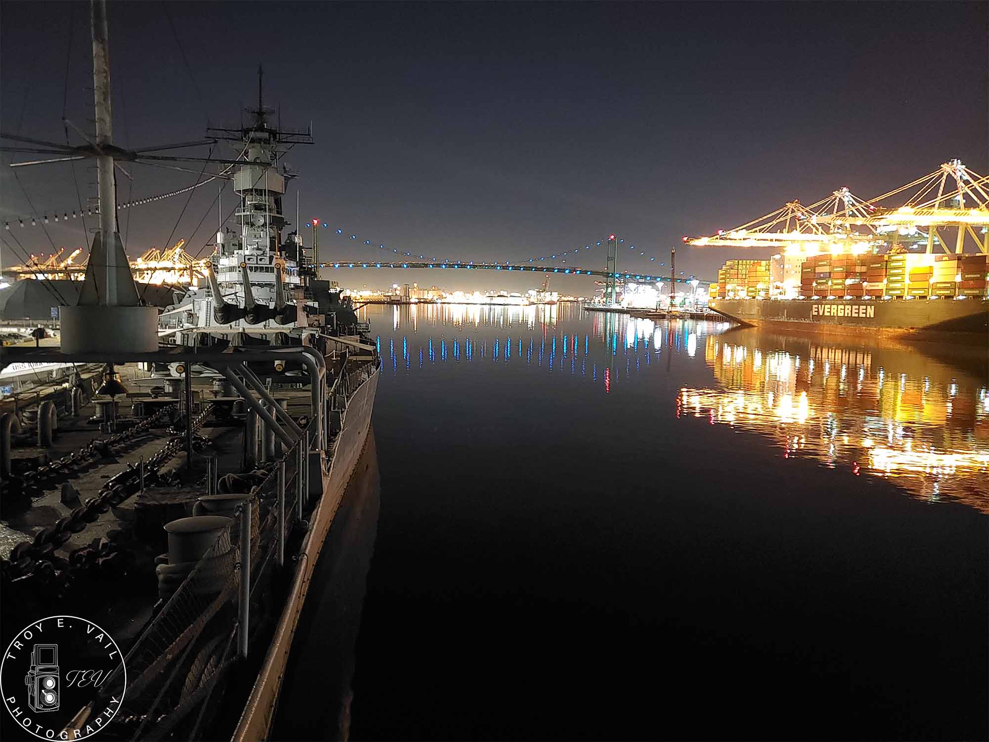 Photo Art - Channel Night - Troy Vail Collection