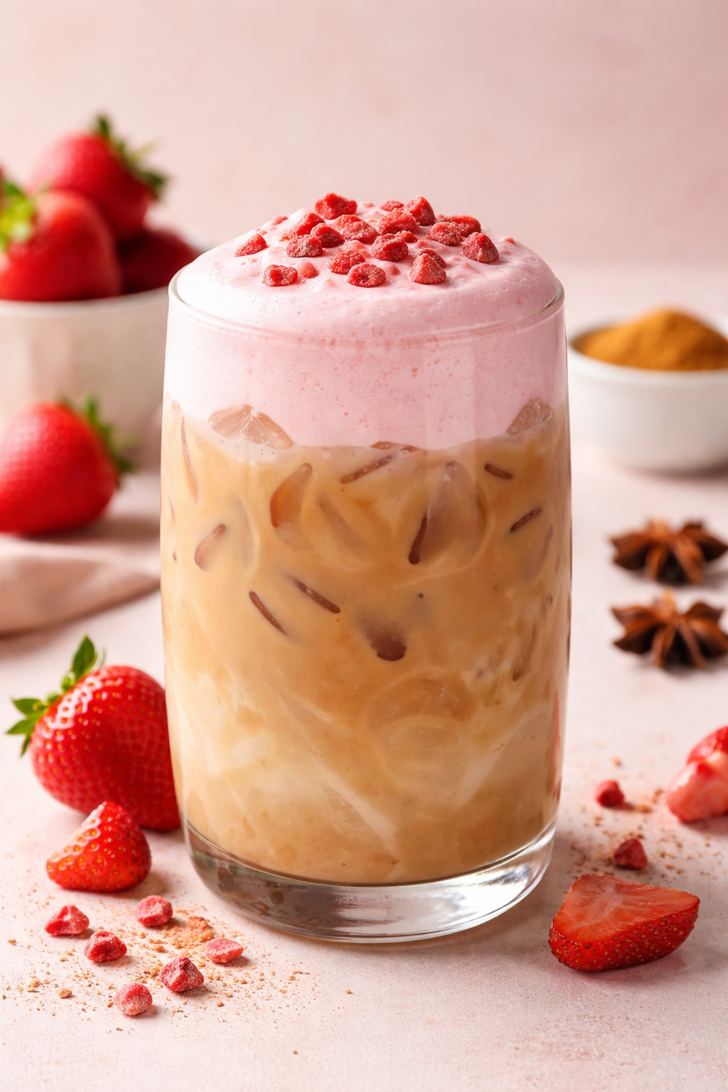 Strawberry Cold Foam Chai