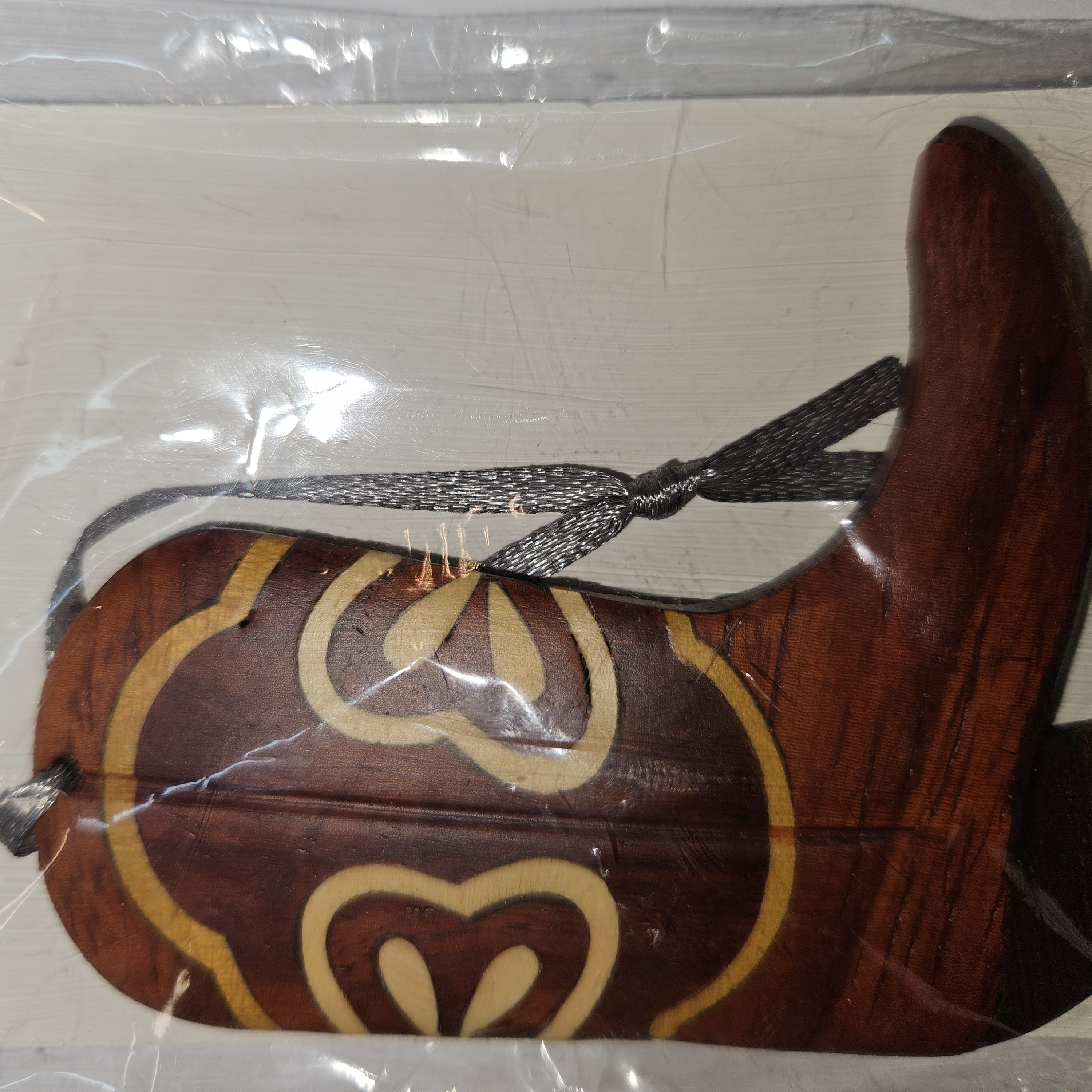 Boot Ornament-Wood