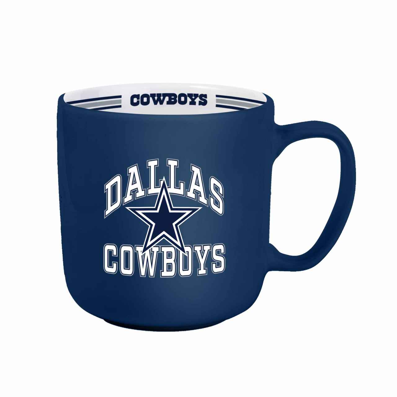 Dallas Cowboys Team Stripe Design Coffee Mug 15oz