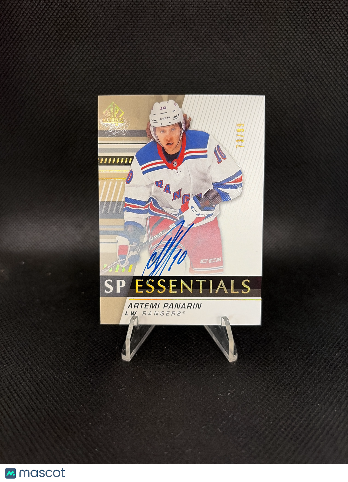 2019 Upper Deck SP Authentic SP Essentials Artemi Panarin Auto /99