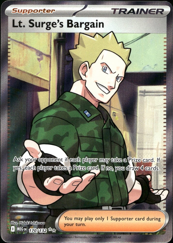 Lt. Surge's Bargain - ME01 170/132