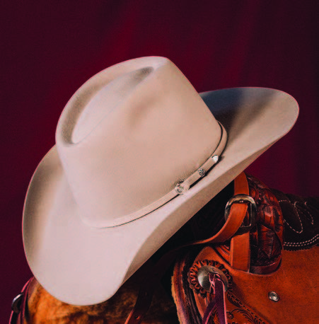 Serratelli -Rocker Steiner Silver Belly 8X Fur Felt Cowboy Hat
