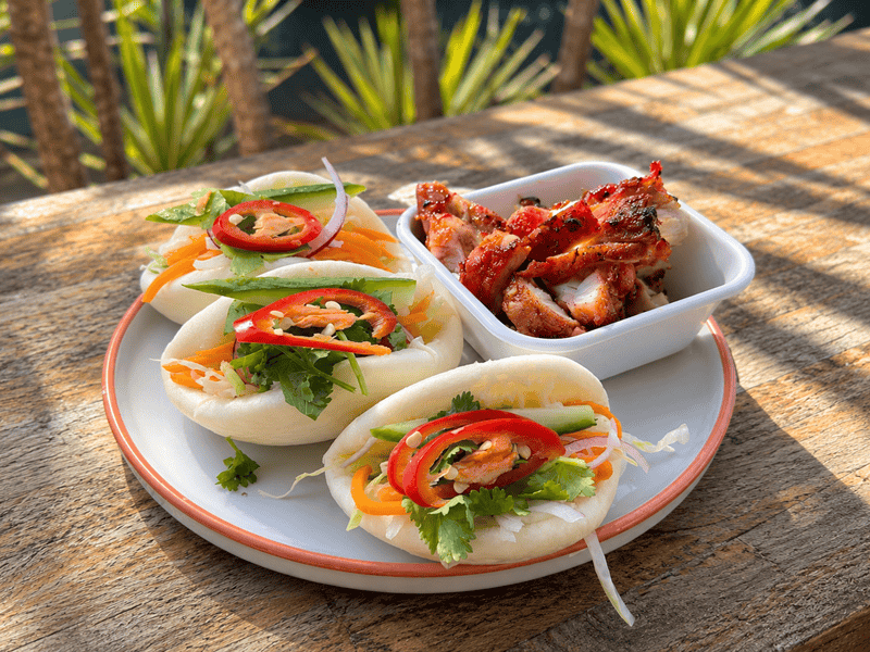 BBQ Chicken Bao Buns (3pcs)