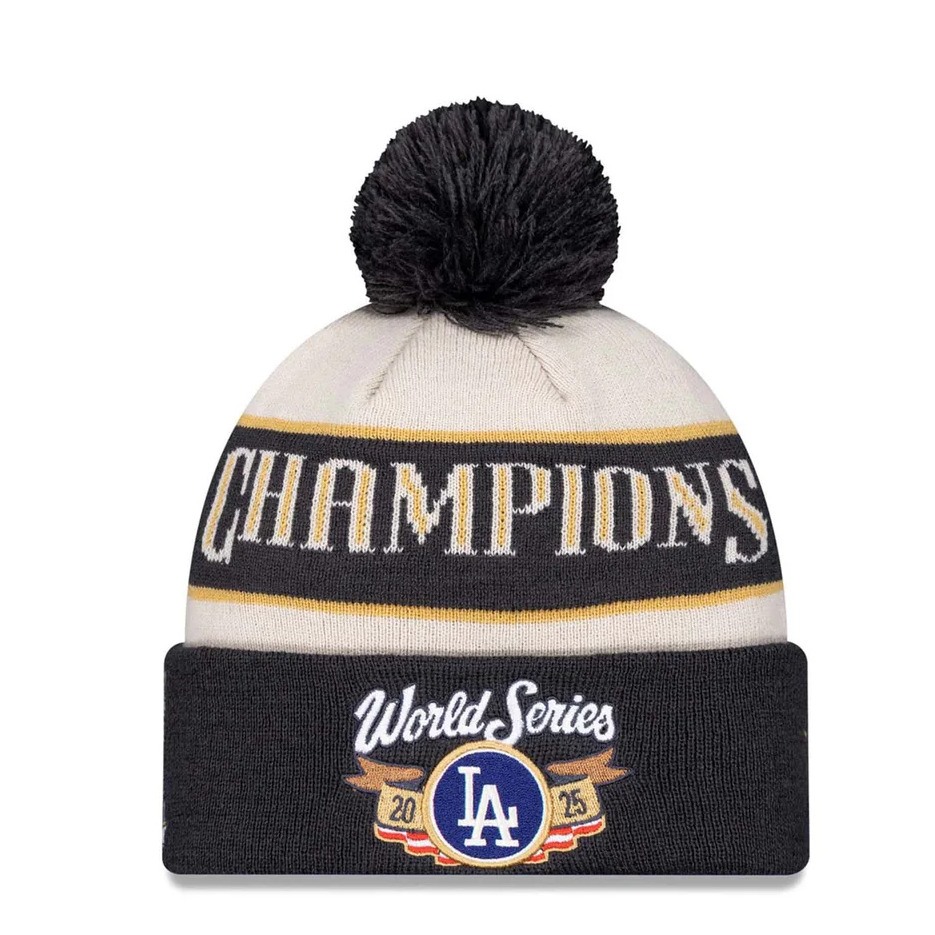 Los Angeles Dodgers 2025 World Series Champions New Era On-field Beanie