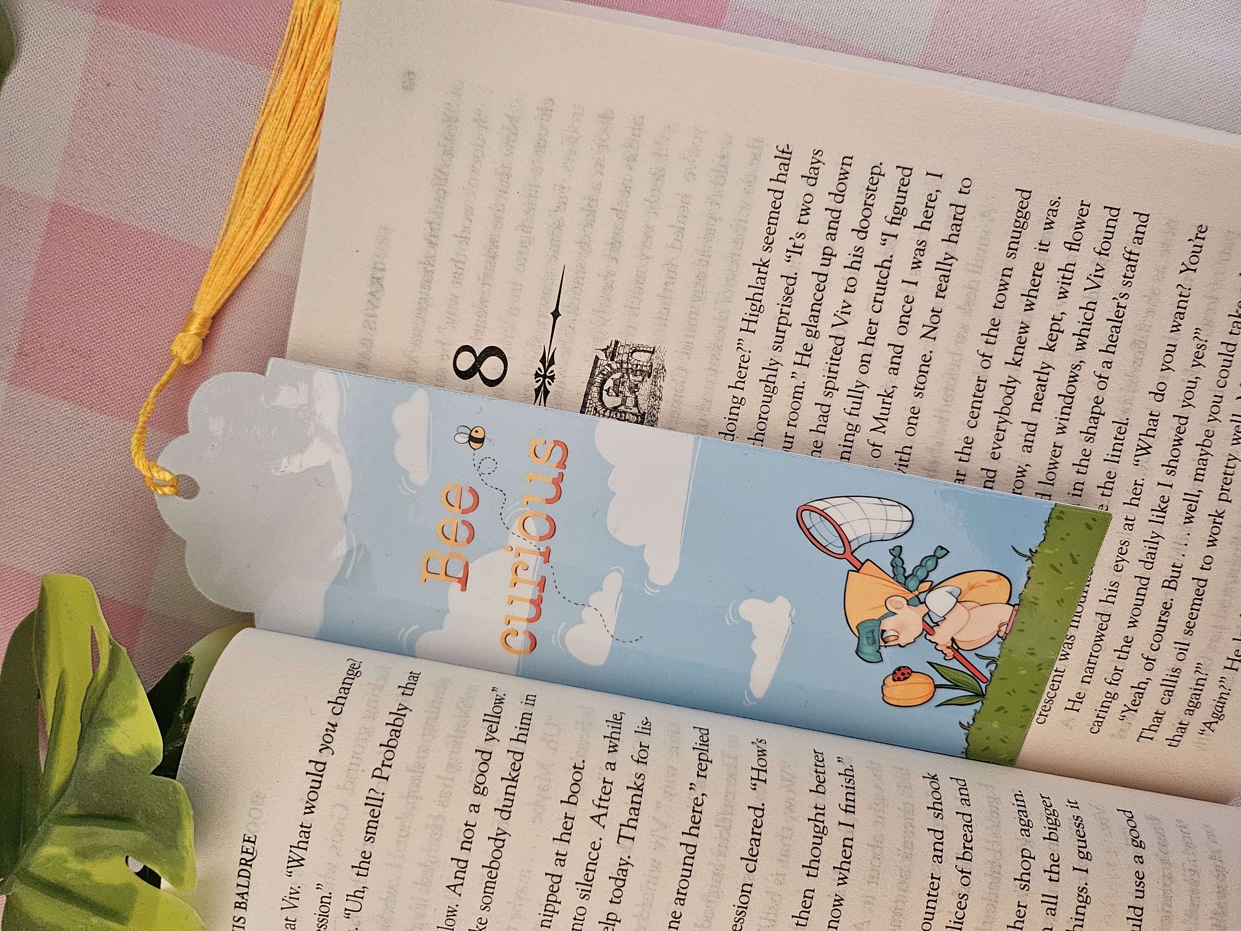 Juno Bee Curious Tassel Bookmark
