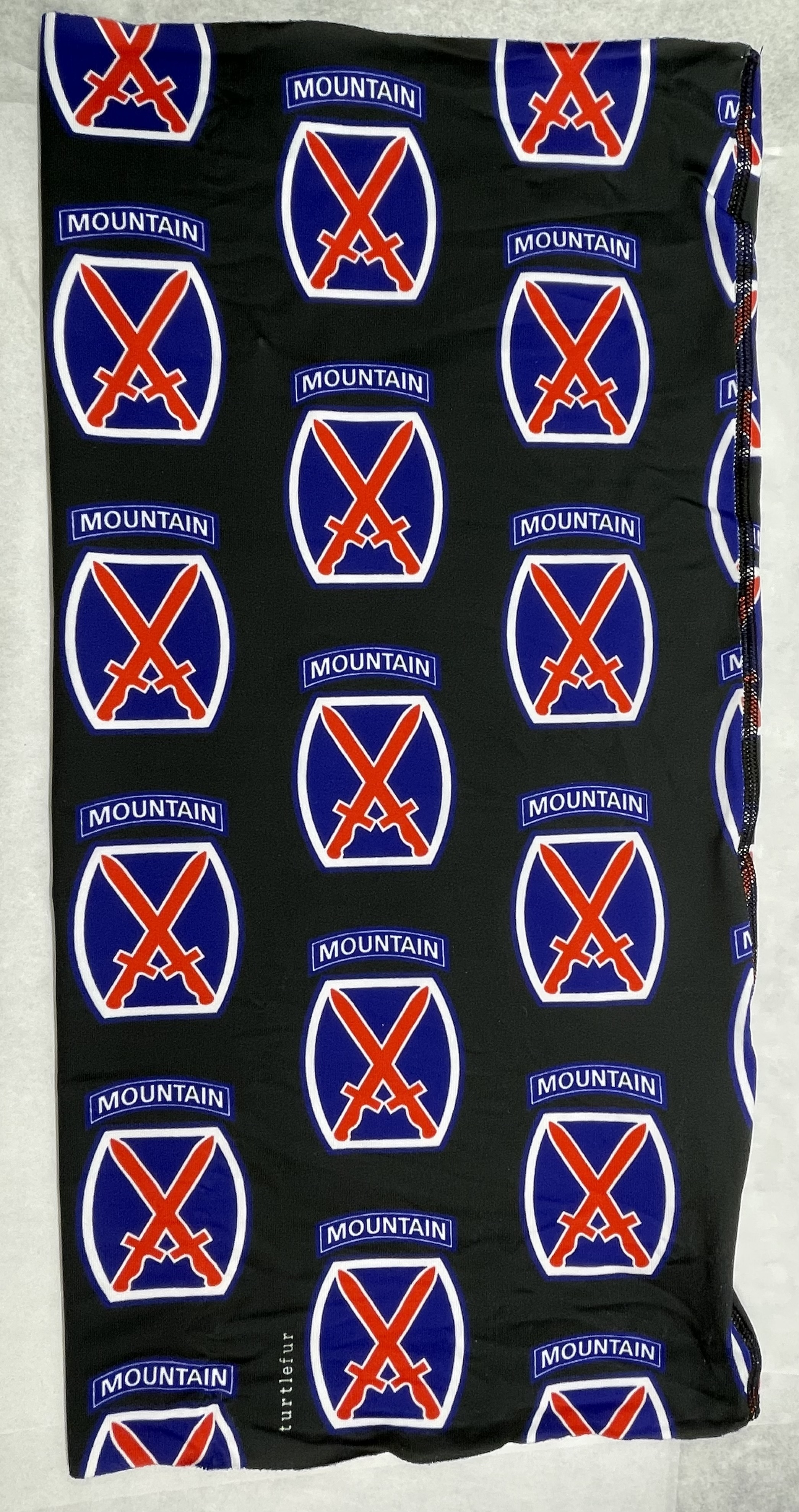 10th Mountain Division Neck Gaiter by TurtleFur