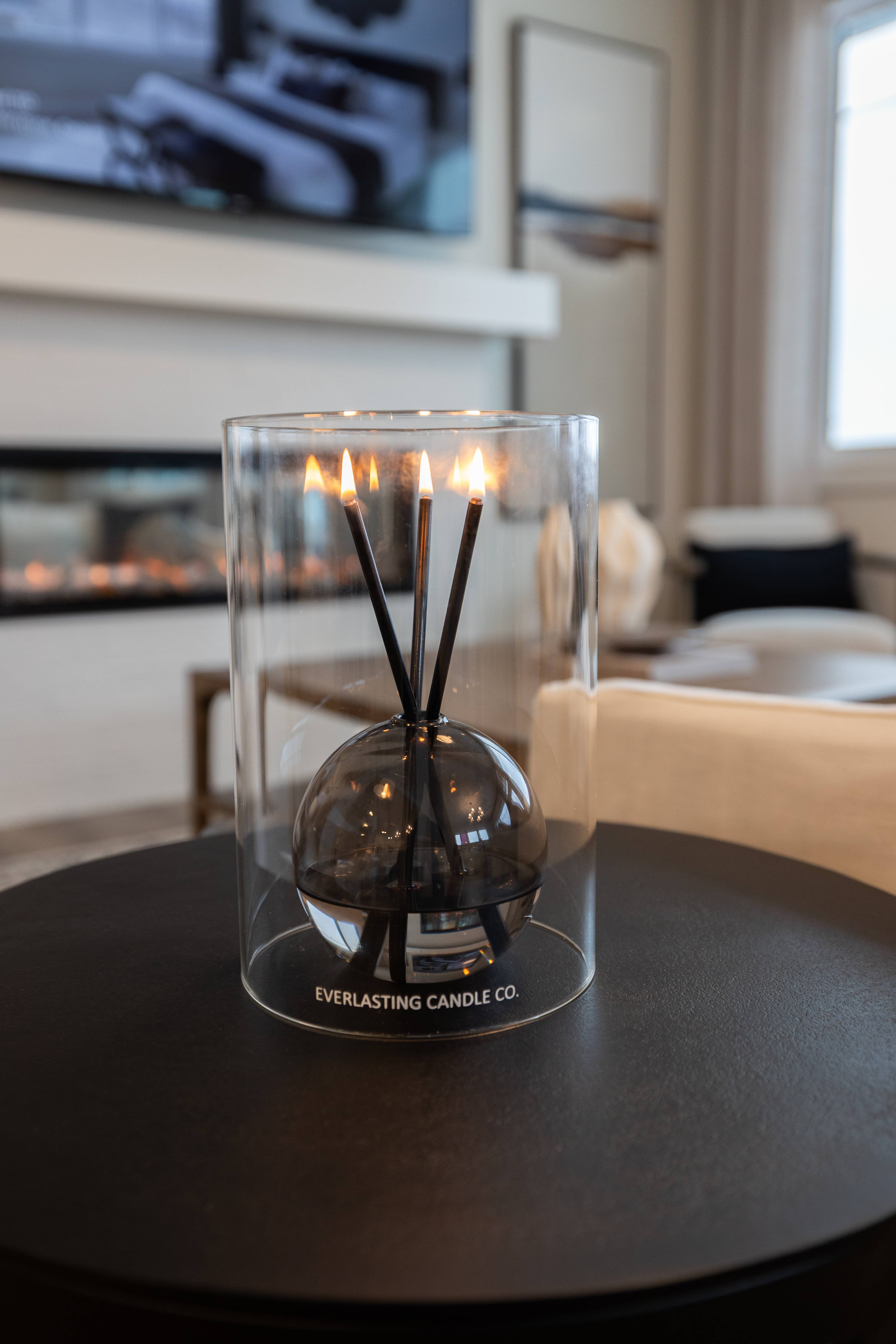Glass Hurricane Vase for Candles – Clear [x1 unit]