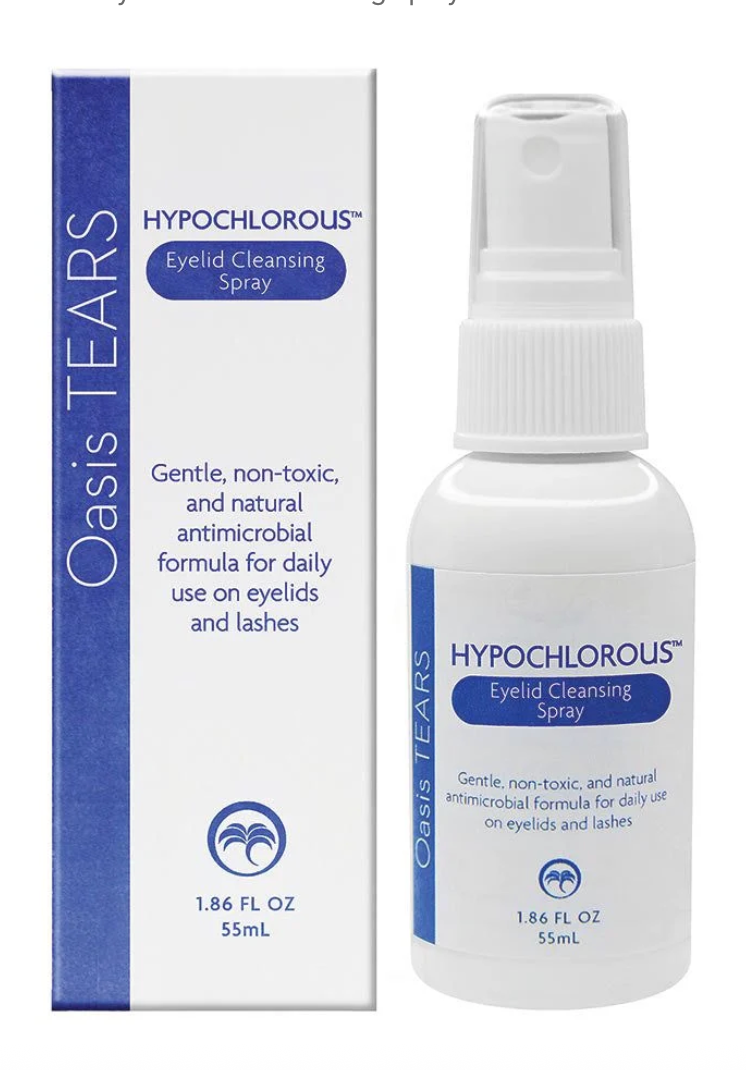 Oasis Tears Hypochlorous Eyelid Cleansing Spray