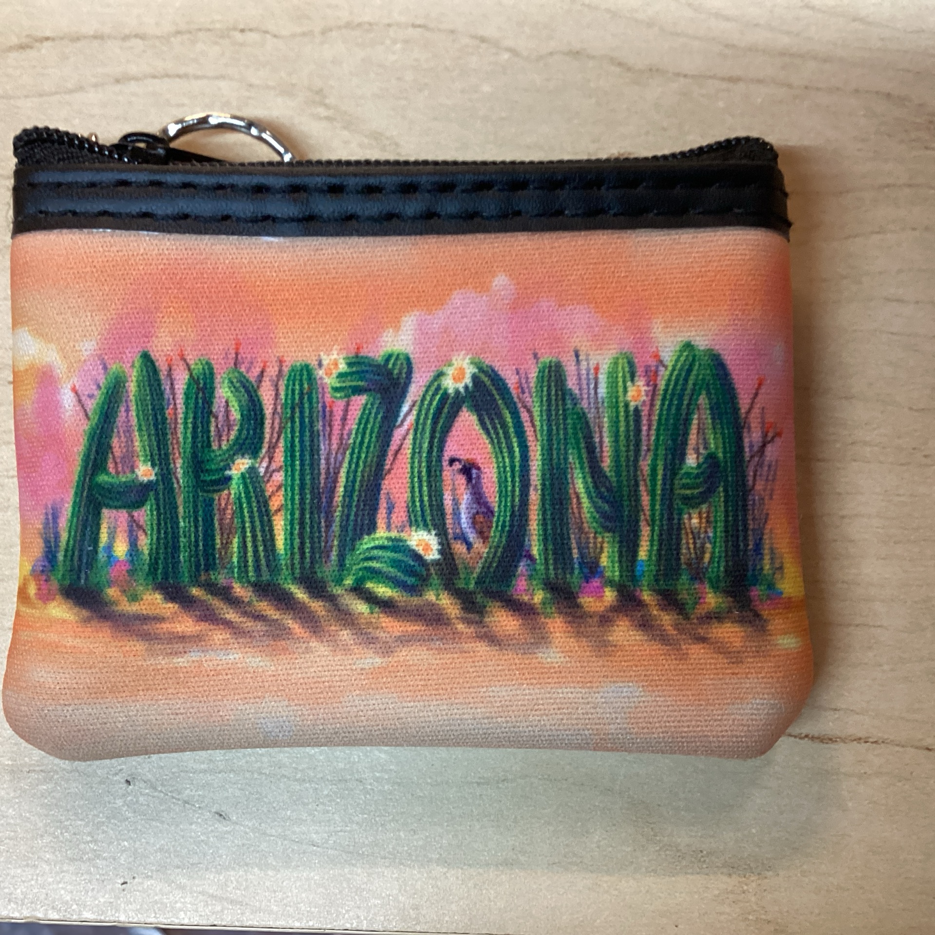 Arizona Cactus coin purse